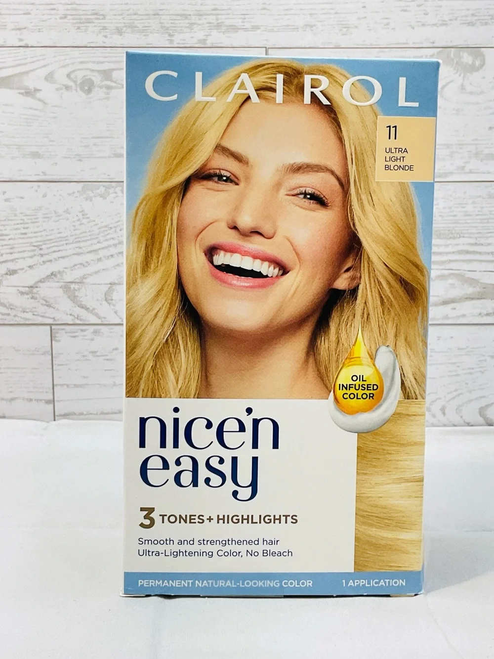 Clairol Nice ‘n Easy Permanent Hair Color Dye, 11 Ultra Light Blond